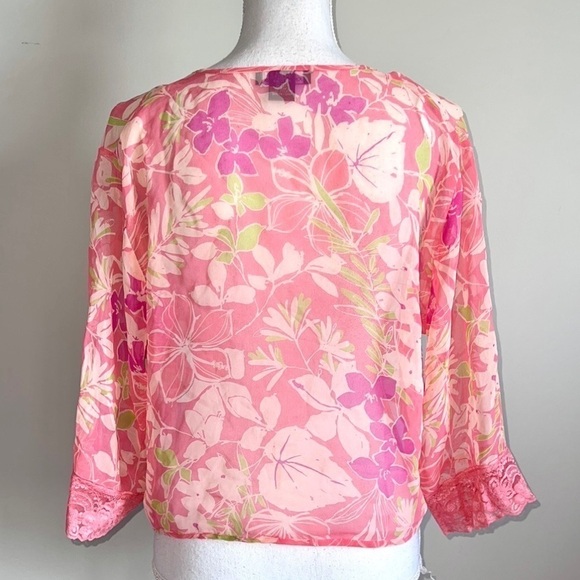 Vintage Jones New York Cropped Chiffon Jacket - Picture 5 of 5